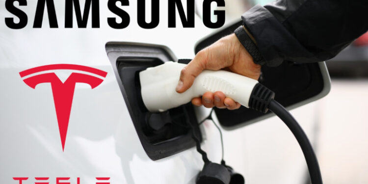 Tesla και Samsung / Φωτογραφία shutterstock